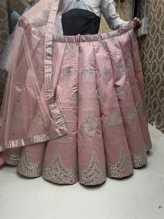 Designer pink Lehenga