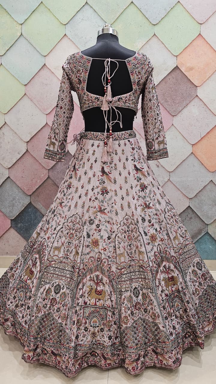 Golden Crop Top Lehenga