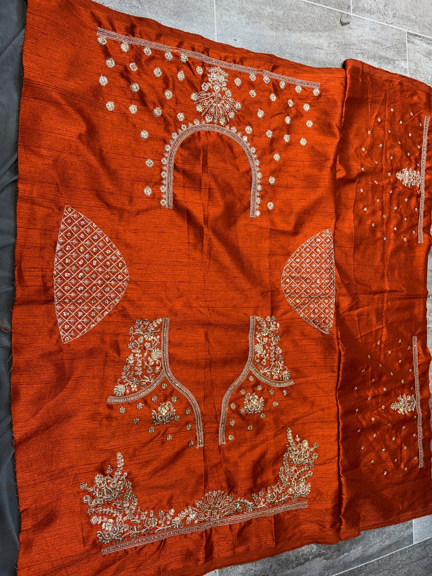 Pleasing Orange Lehenga