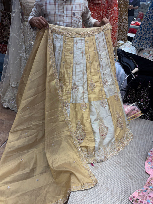 Silver Golden Trendy Lehenga