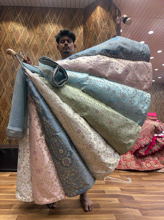 Amazing multicolour ball Lehenga