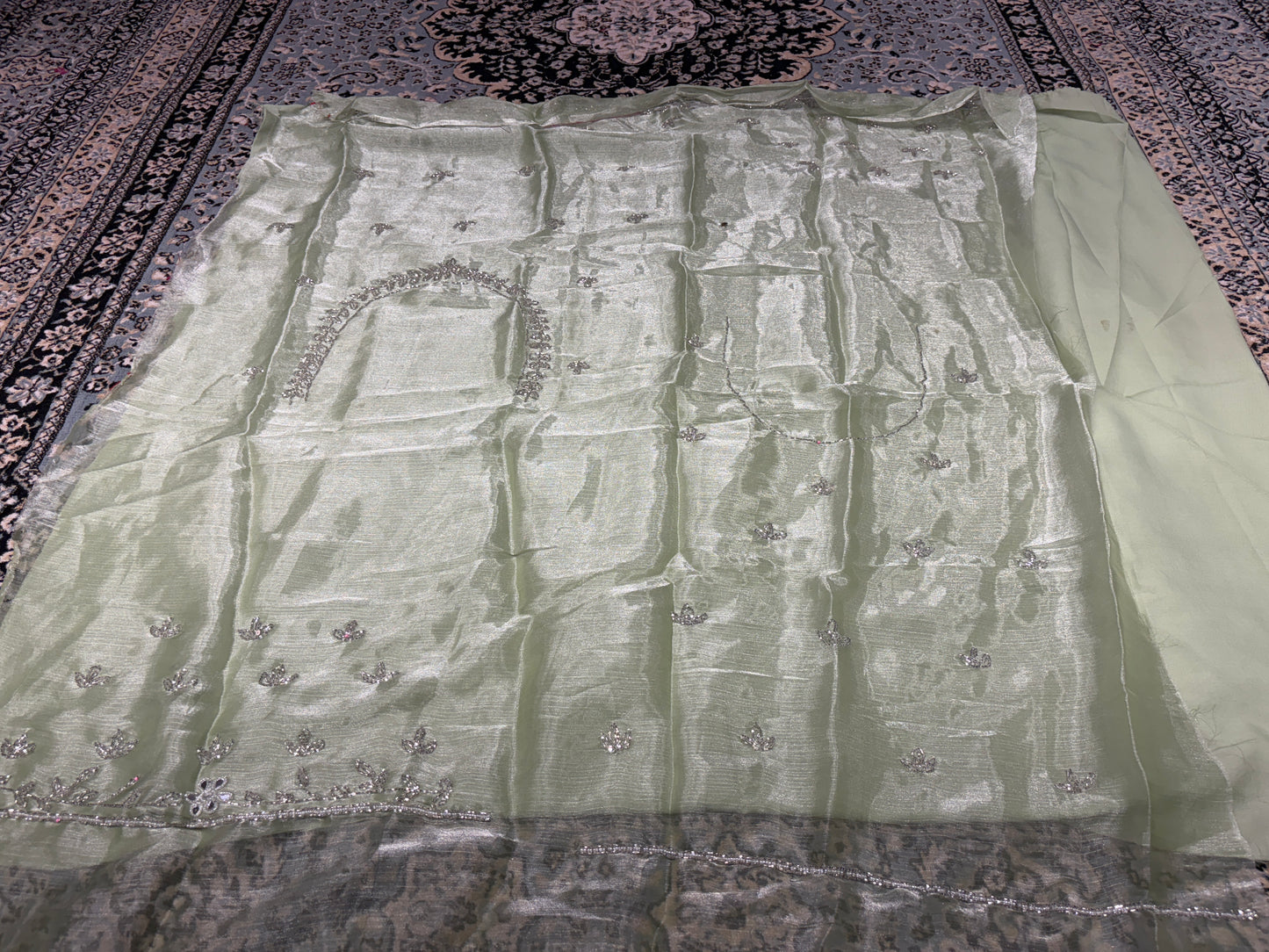 Beautiful green handwork Lehenga