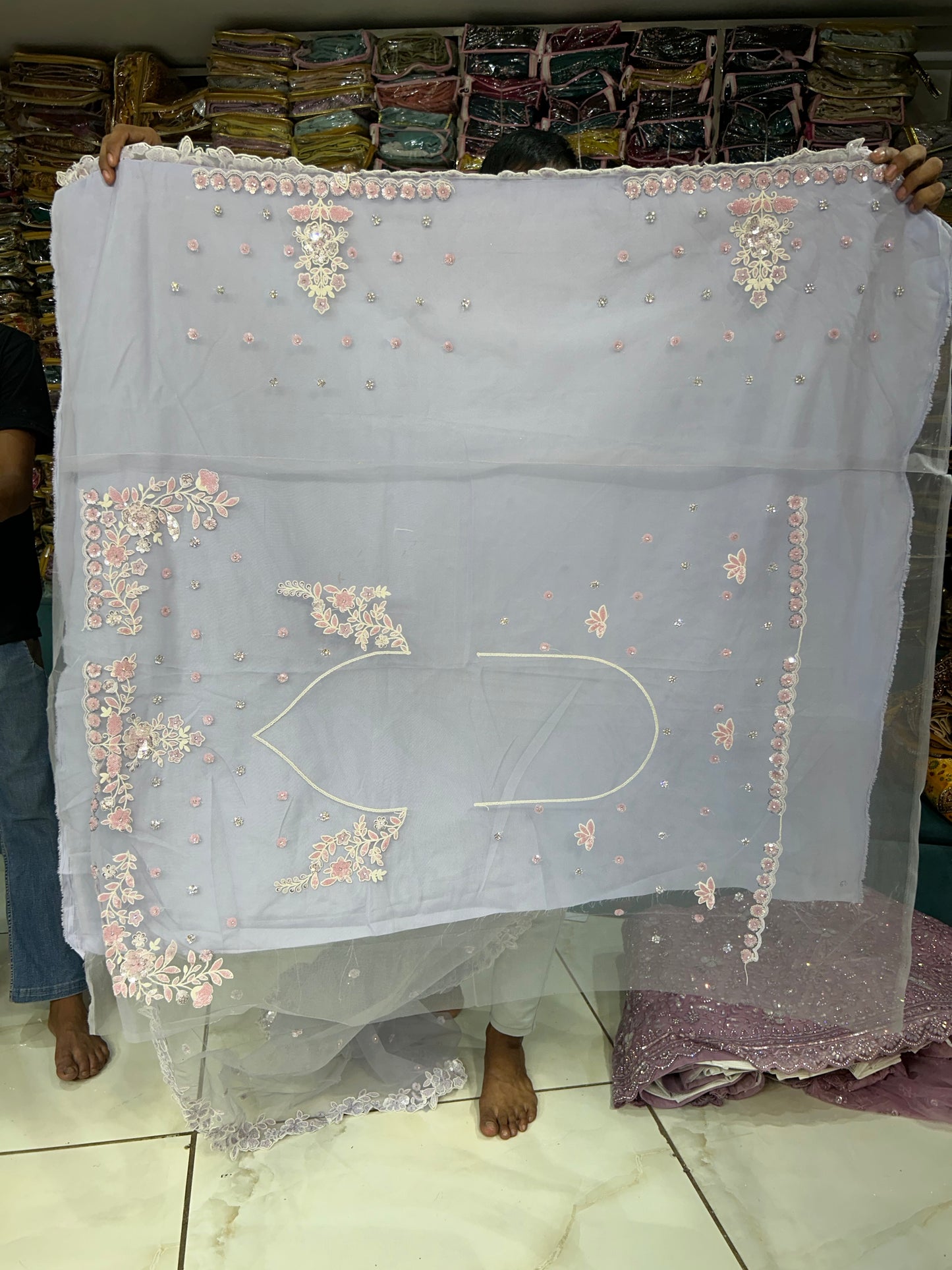 Fabulous purple peacock Lehenga