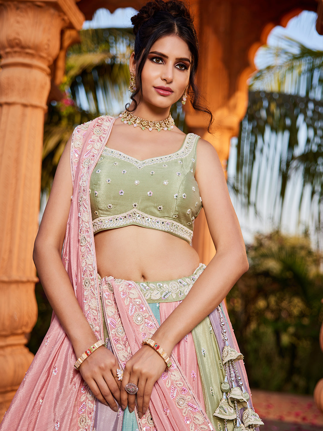 Preciosa lehenga multicolor