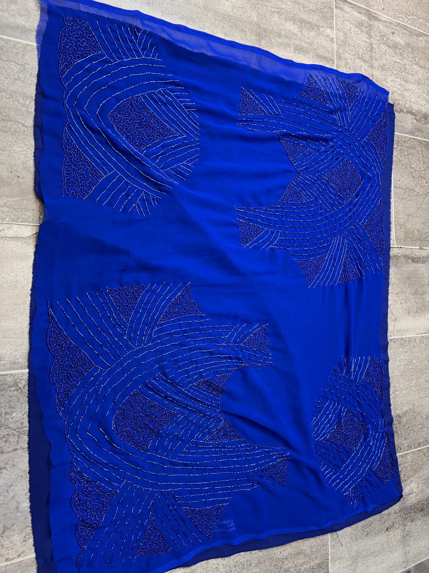 Lovely Navy Blue Crop Top Lehenga