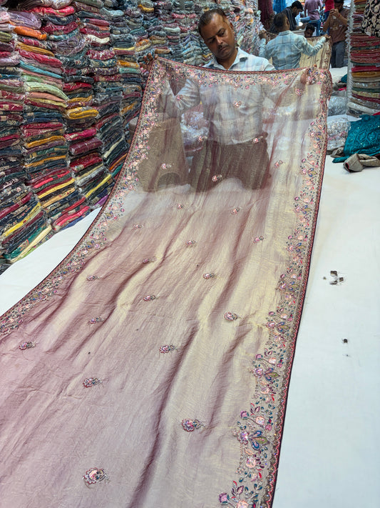 Tremendous pink saree