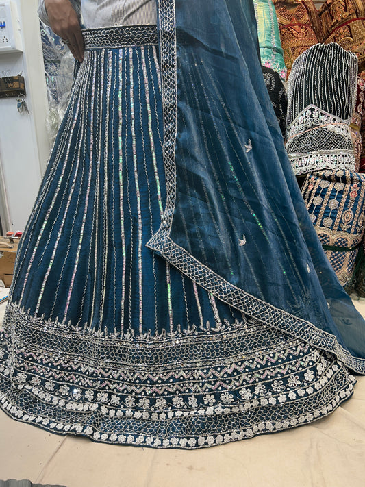 Amazing blue Lehenga