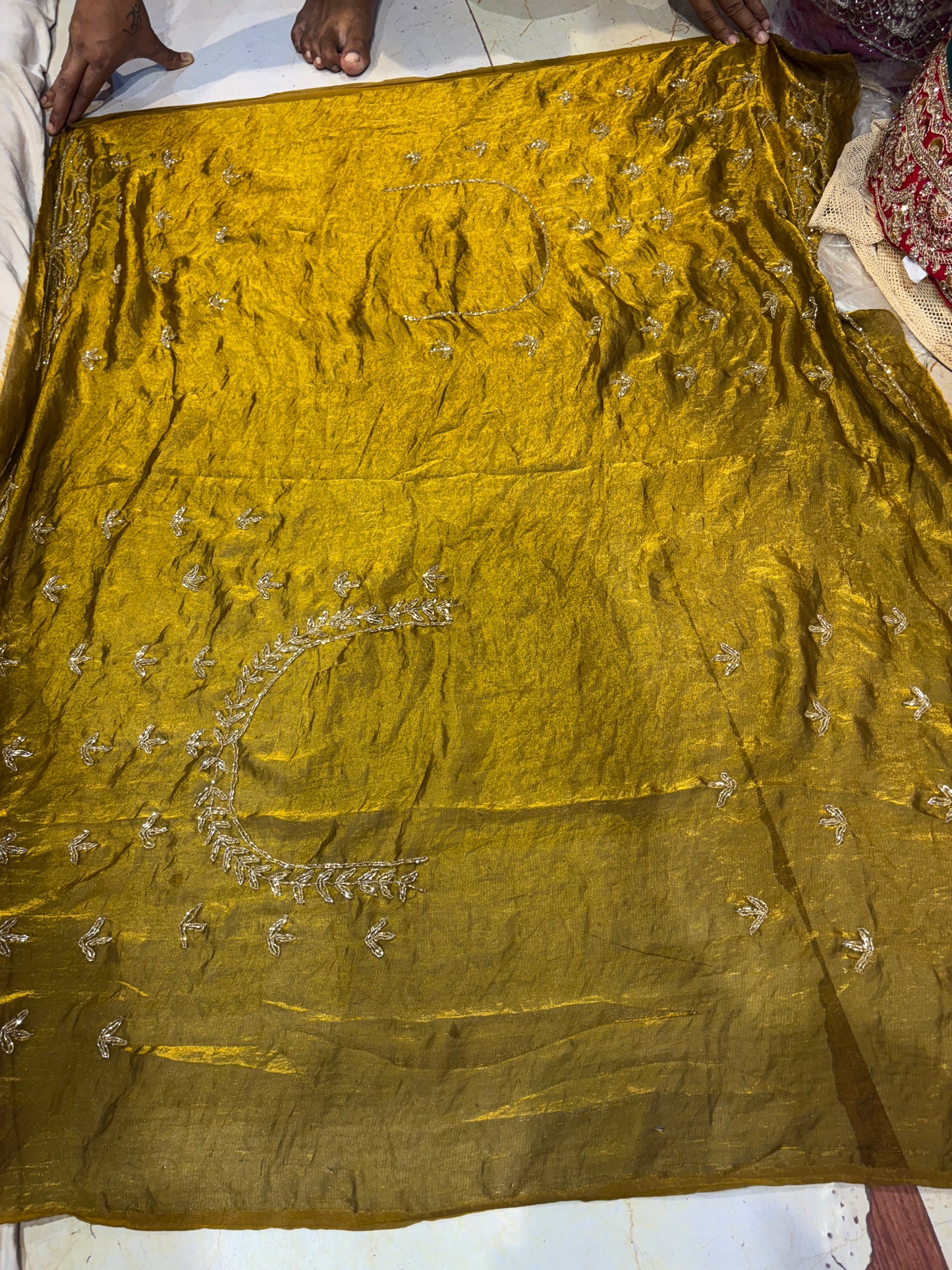 Fantastic Mustard Golden Lehenga