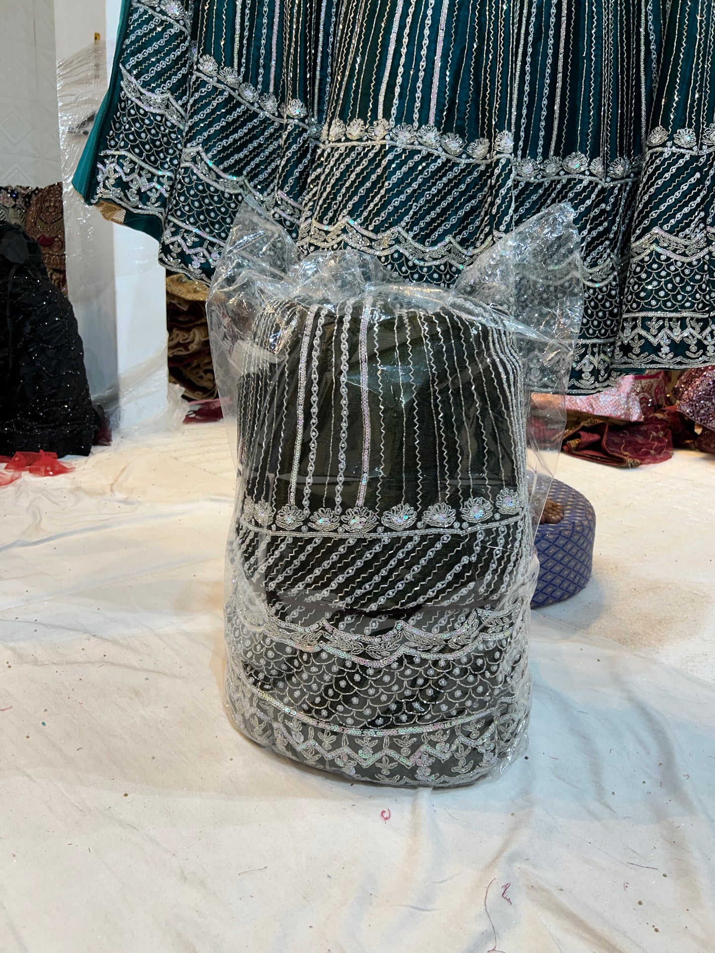 Beautiful sequence Blue Lehenga