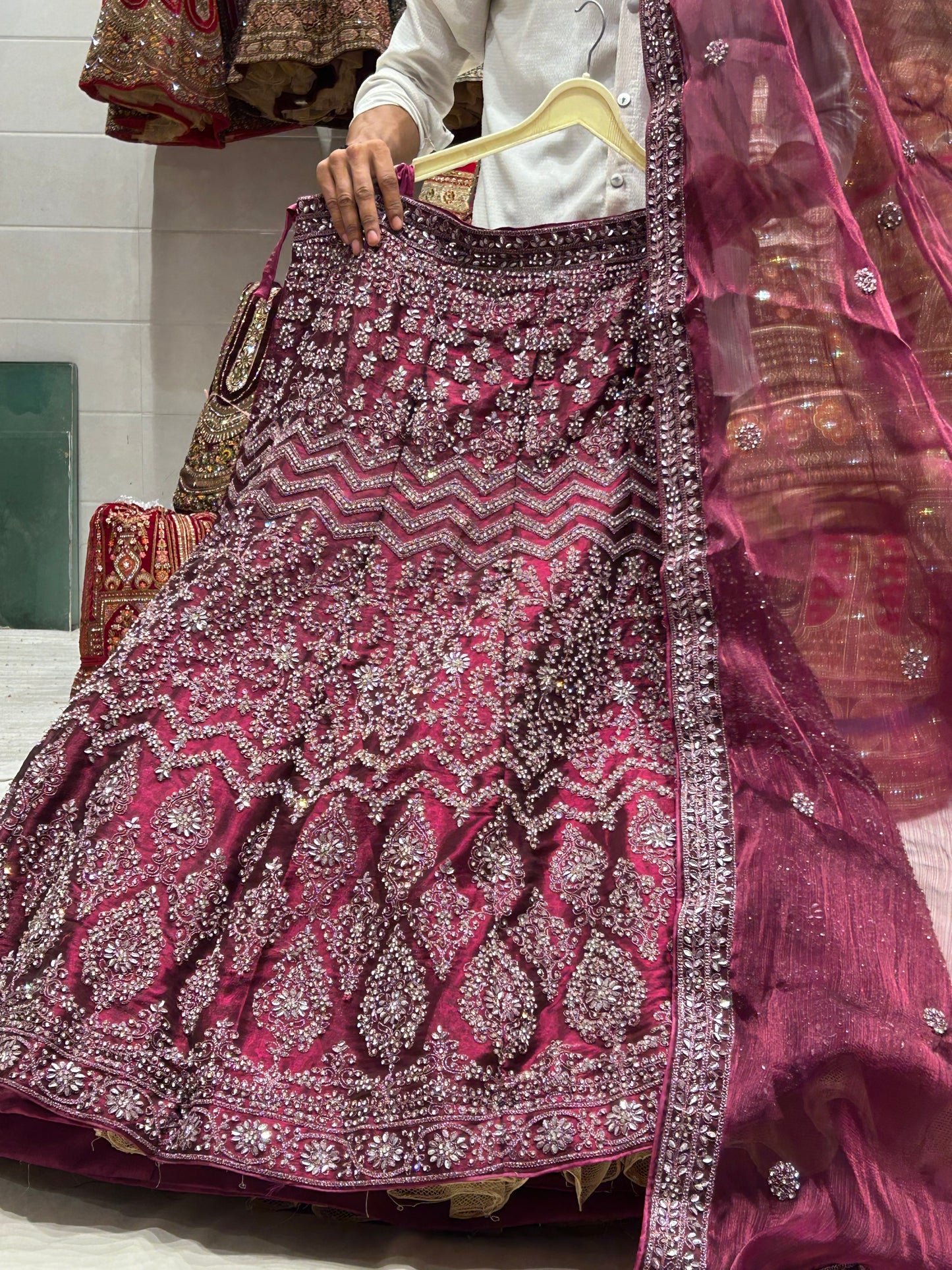 Girlish Wine lehenga