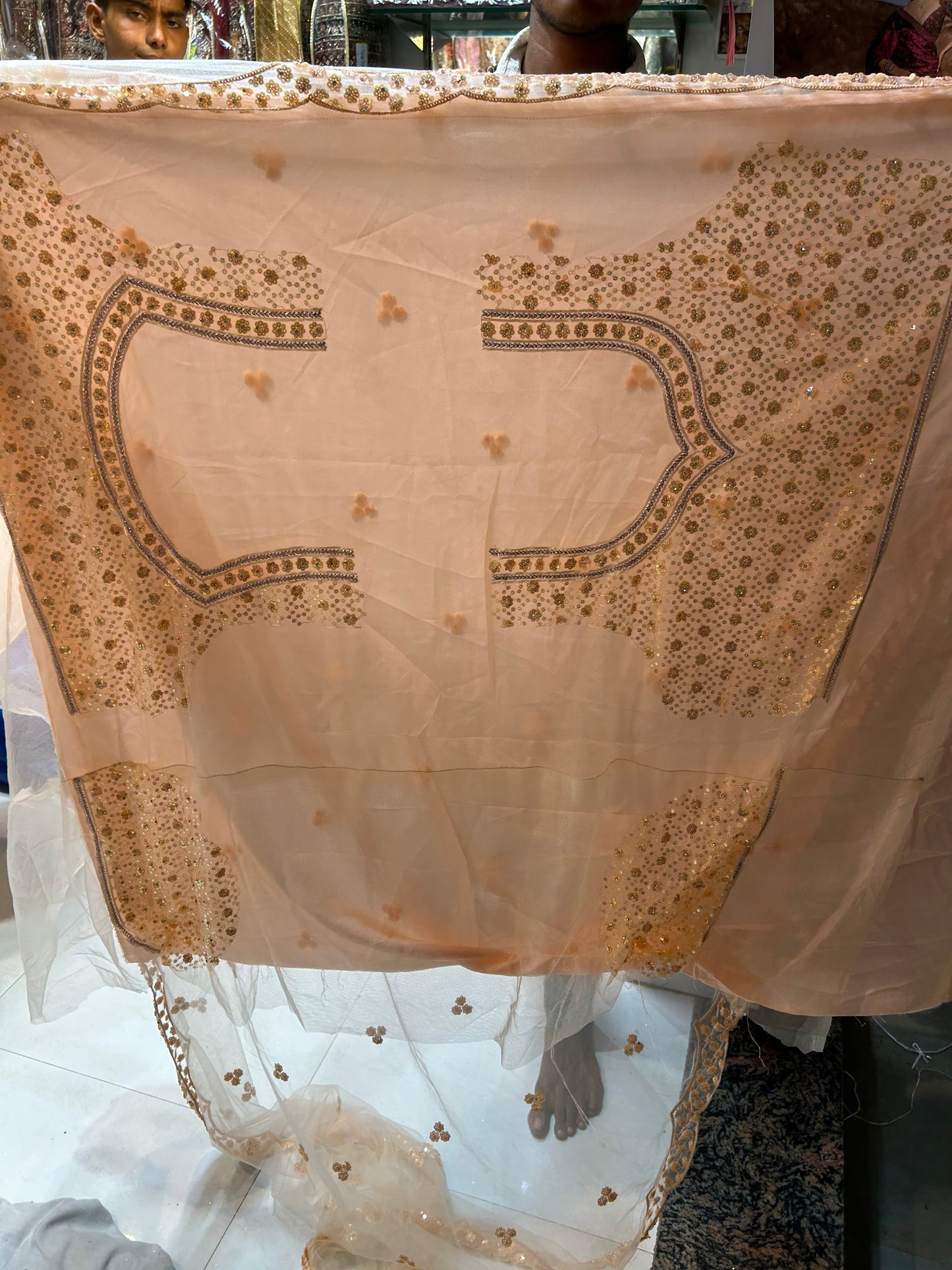 رائع الخوخ الرائع lehenga lehenga