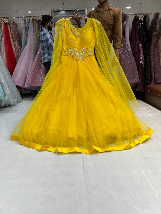 Haldi mehendi Gown
