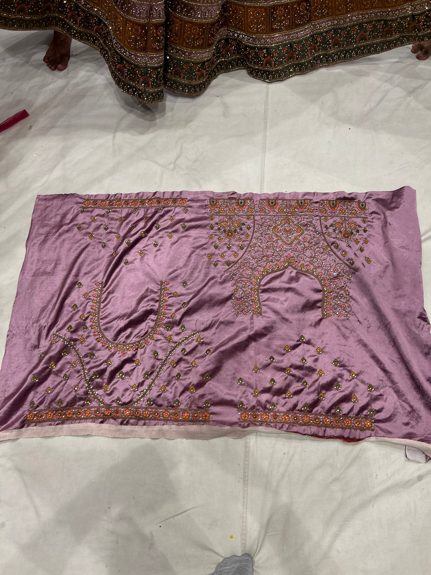 Pure handwork pink lehenga