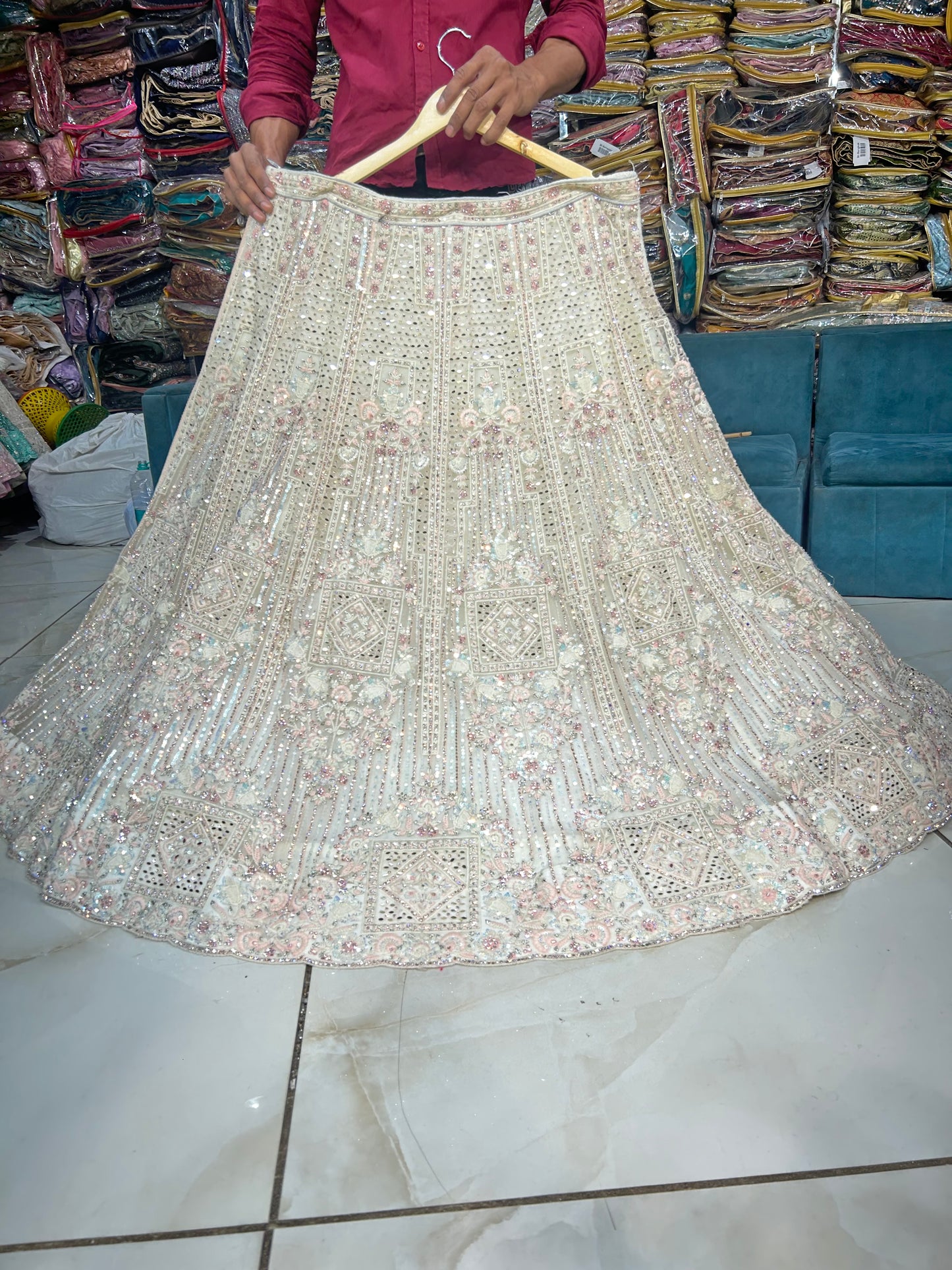 Lovely white Lehenga