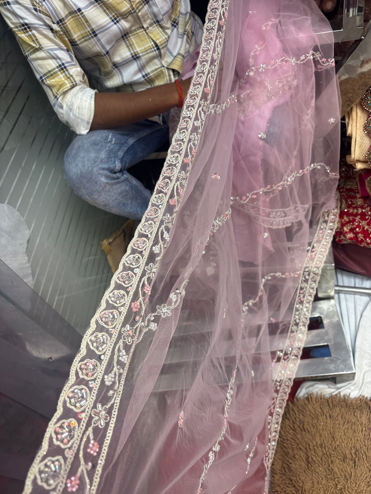 Eye catching pink Lehenga