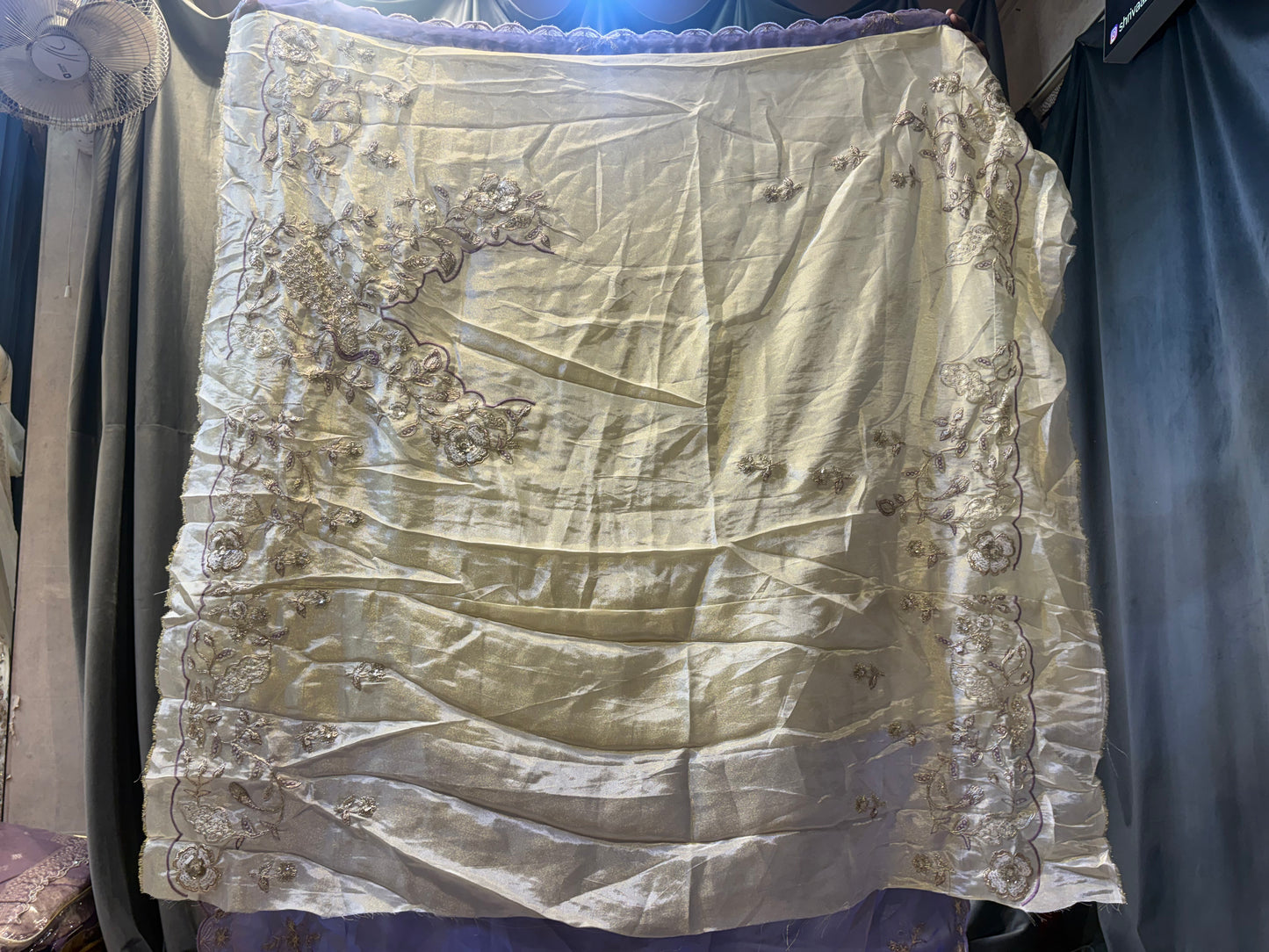 Lovely Beige Golden bridal Lehenga