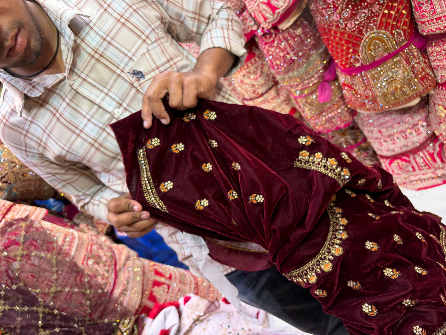 Maroon Bridal Lehenga