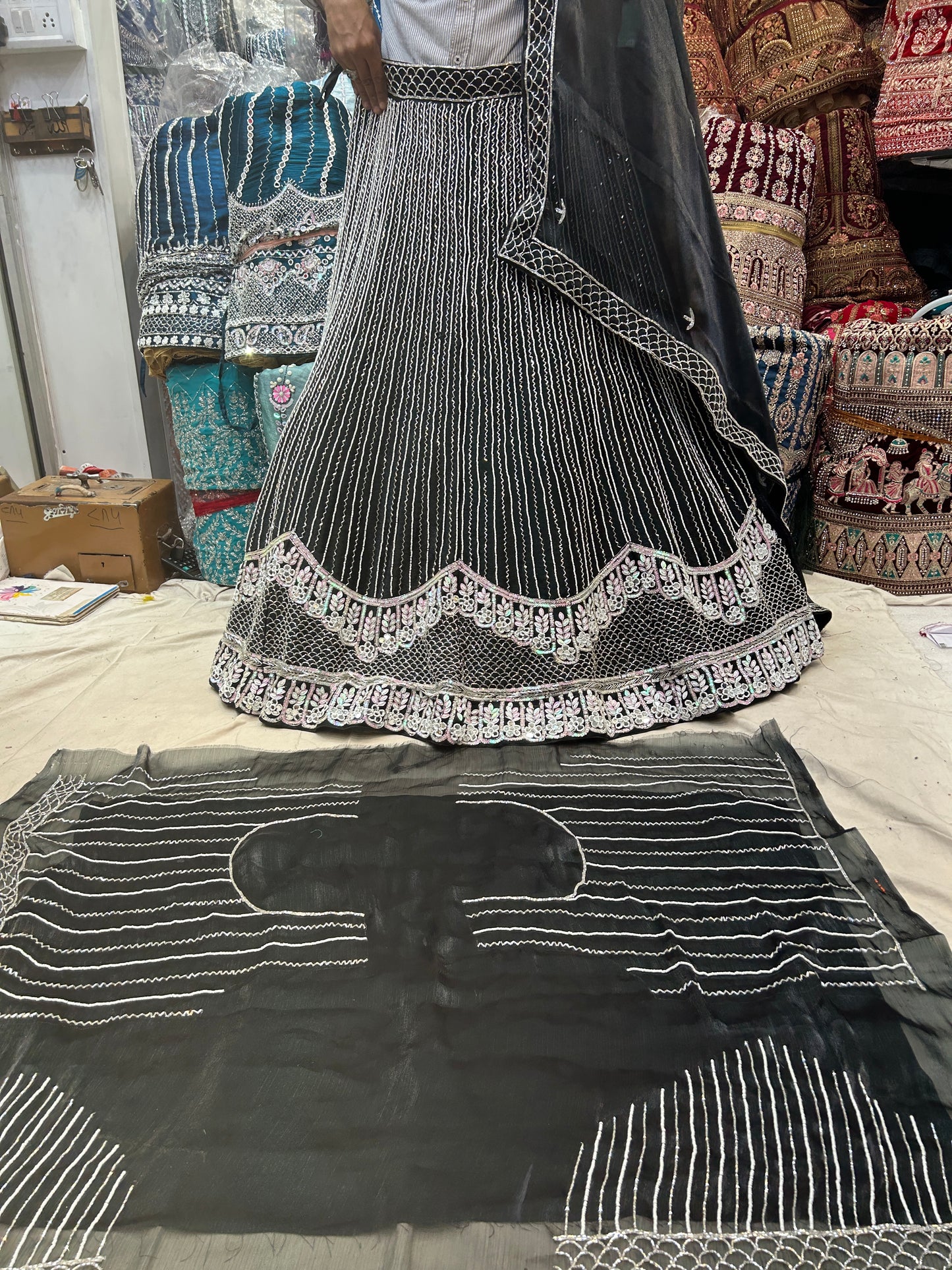 Z Black Lehenga