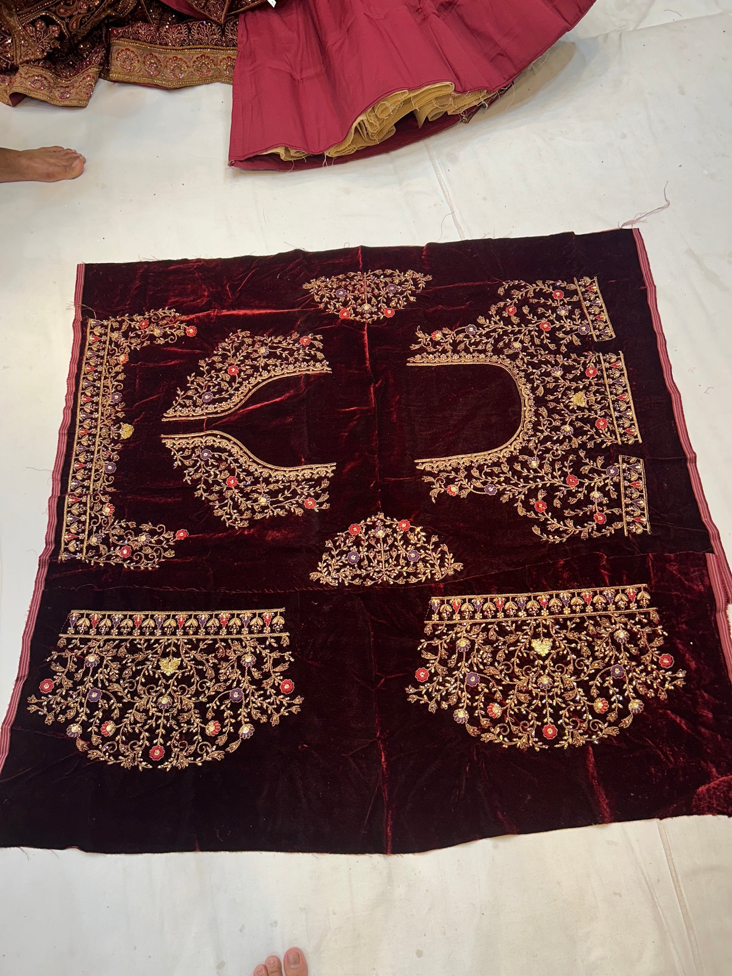 Fabulous maroon Lehenga