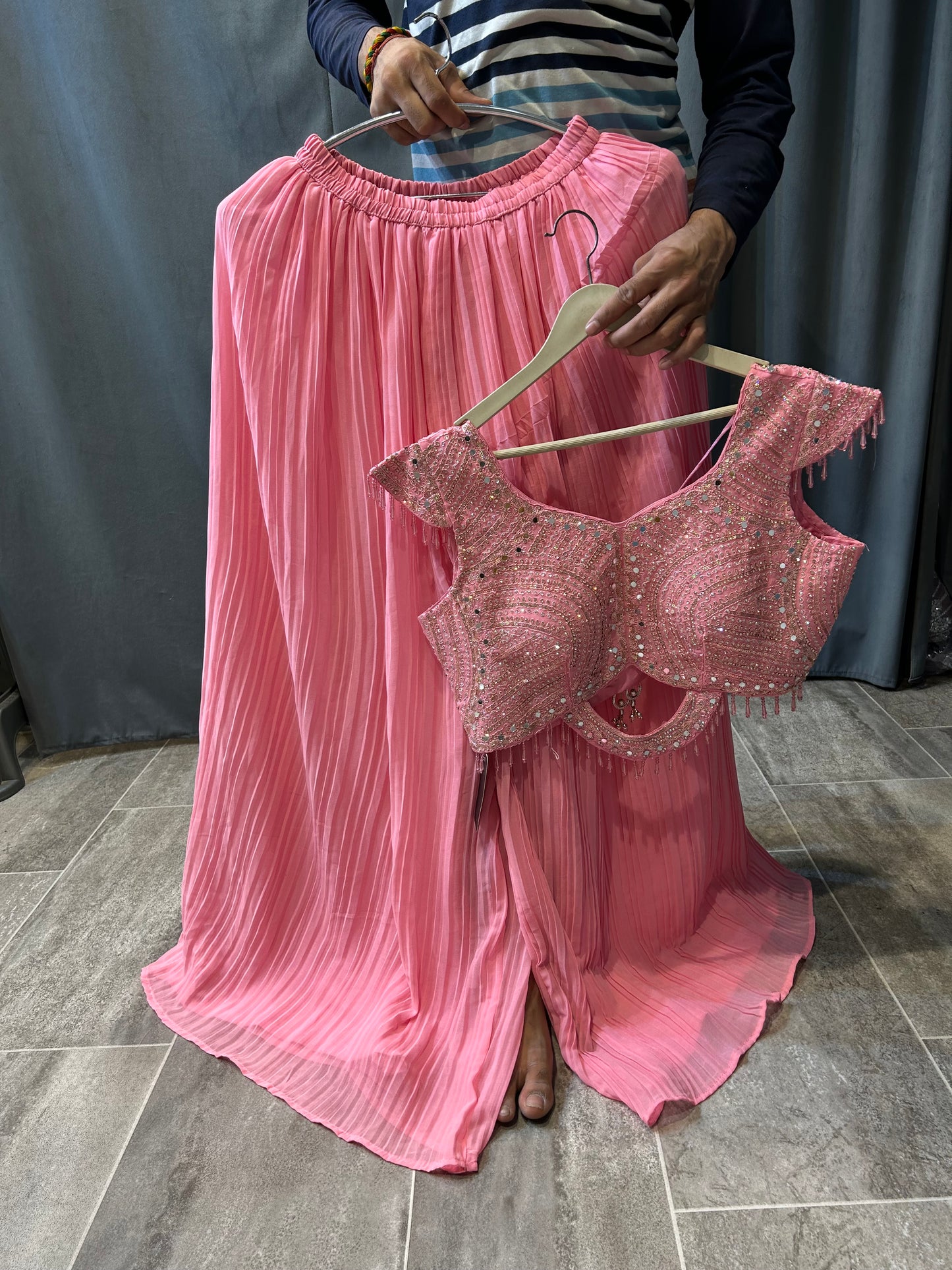 Royal pink fancy dress