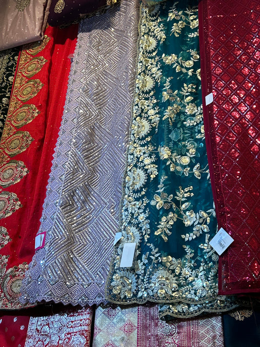 Fabulous Rama green Saree