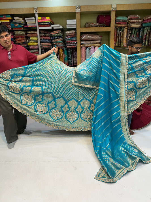 Blue green Astonishing Lehenga