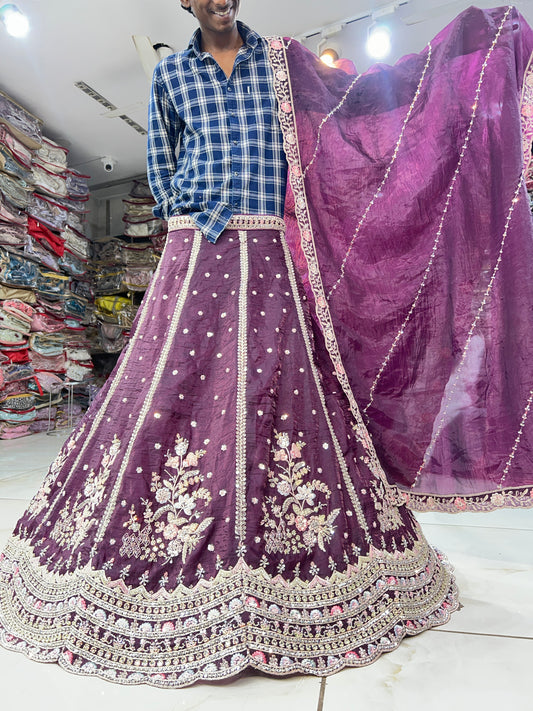 Amazing purple lehenga