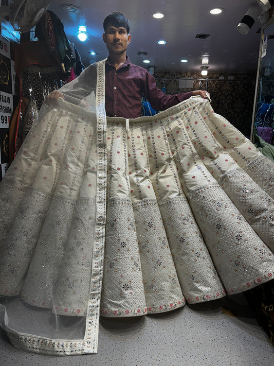 Fantastic off white Lehenga