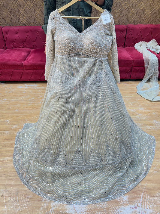 Designer white Lehenga