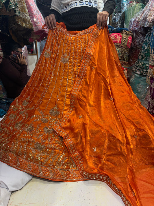 Eye Catching Rust orange Lehenga