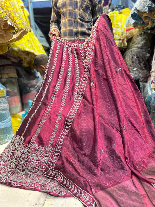 Good looking maroon lehenga❤️