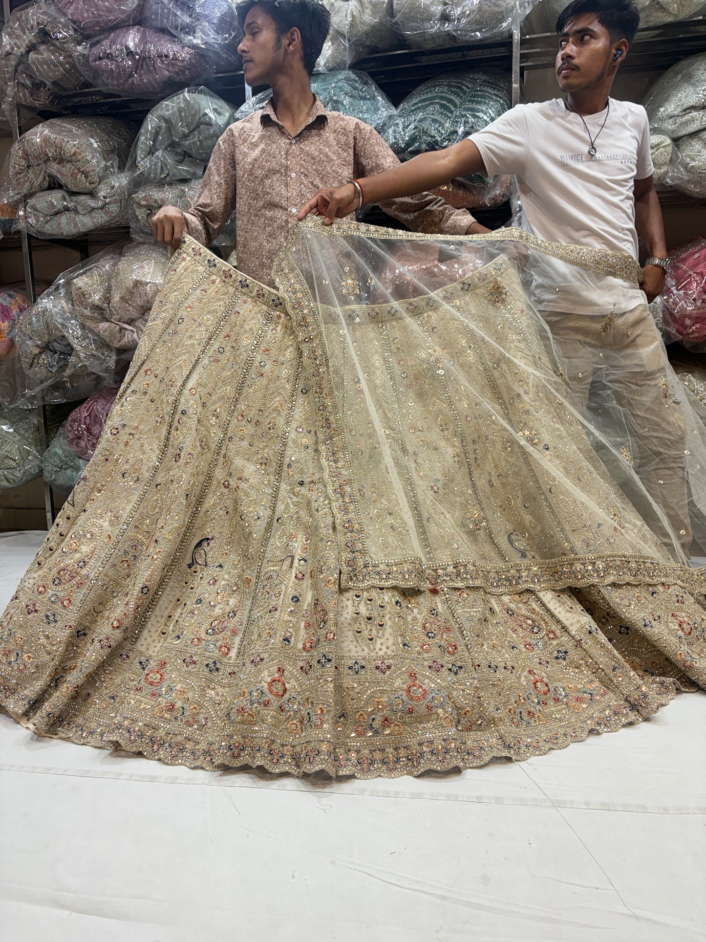 Fabulous pista green Lehenga