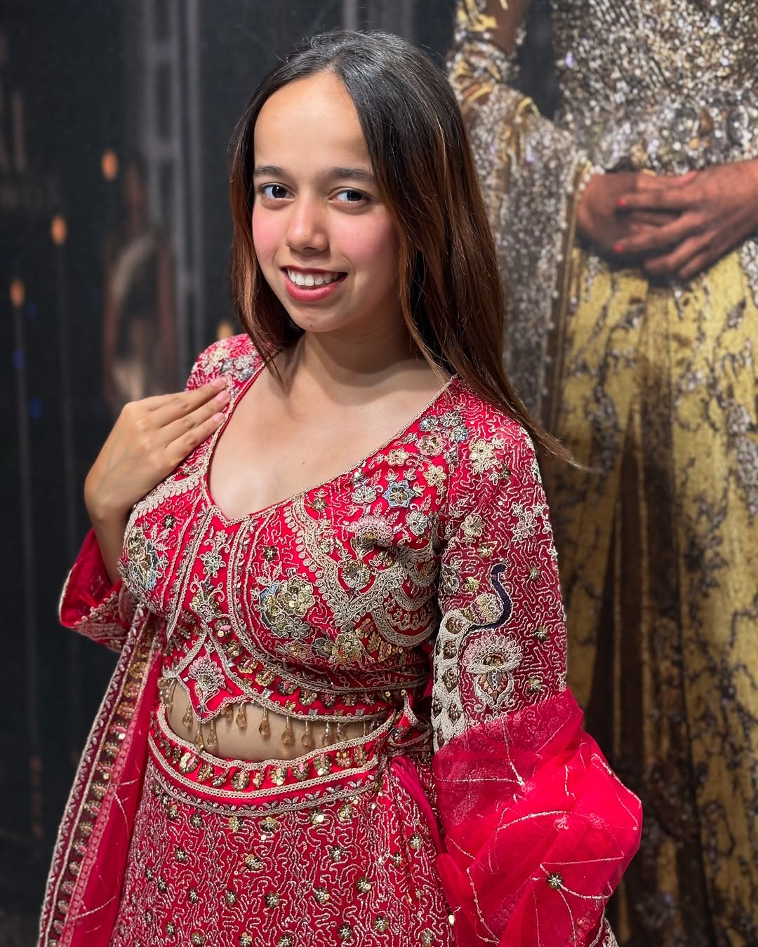 Fabulous Mehendi green peacock crop top Lehenga - Shopping World