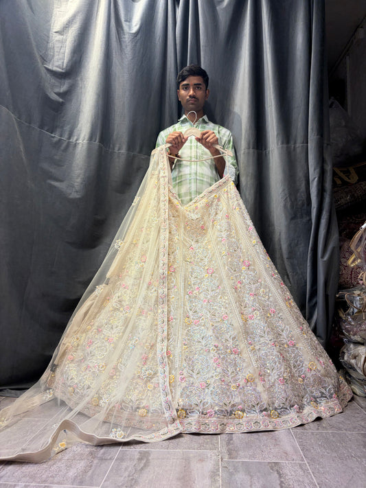 Chiku golden Lehenga