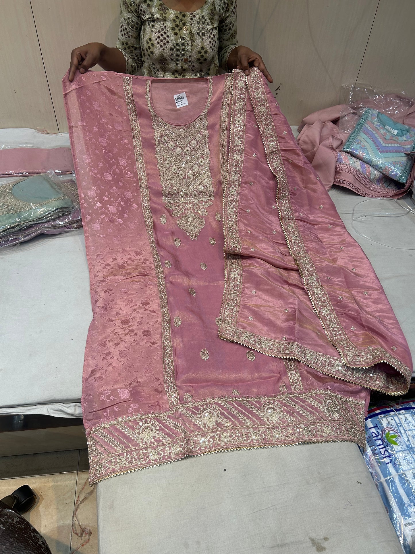 Royal pink ladies suit