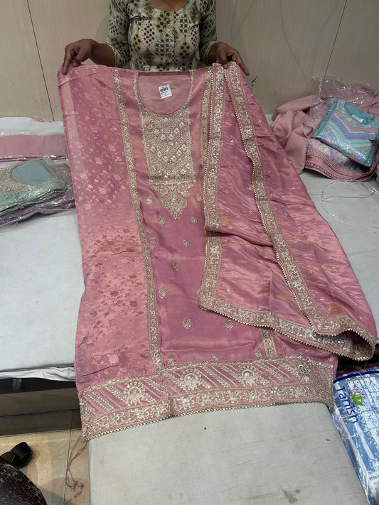 Royal pink ladies suit