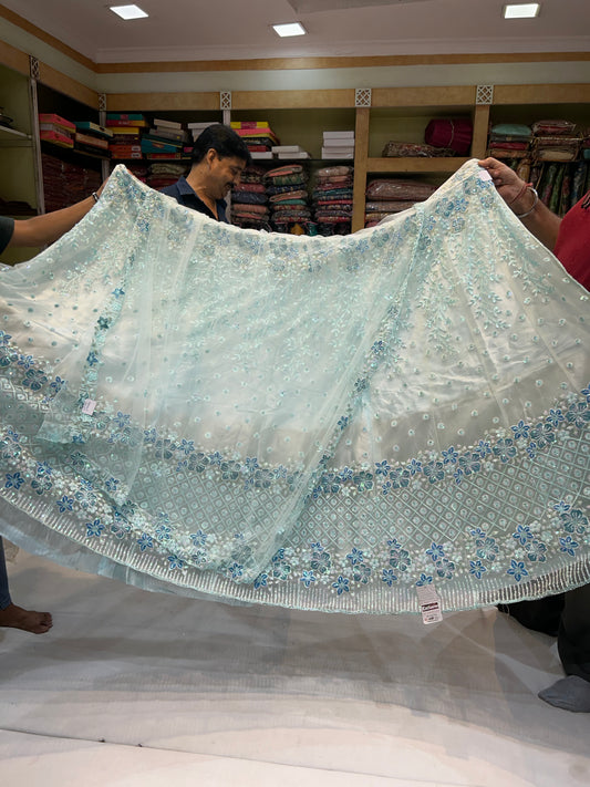 Tremendous bluish Lehenga