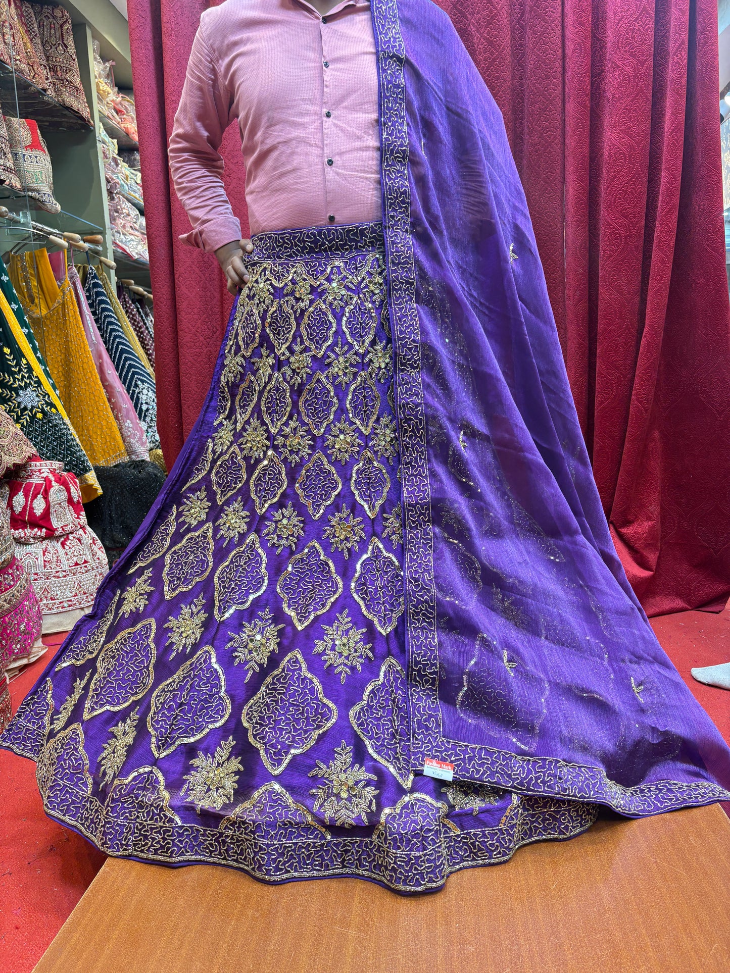 Charming purple Lehenga