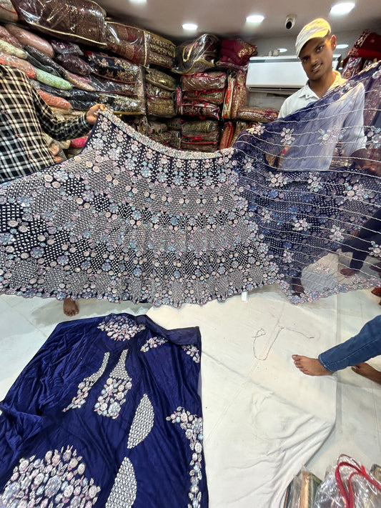Royal blue fabulous PDP lehenga
