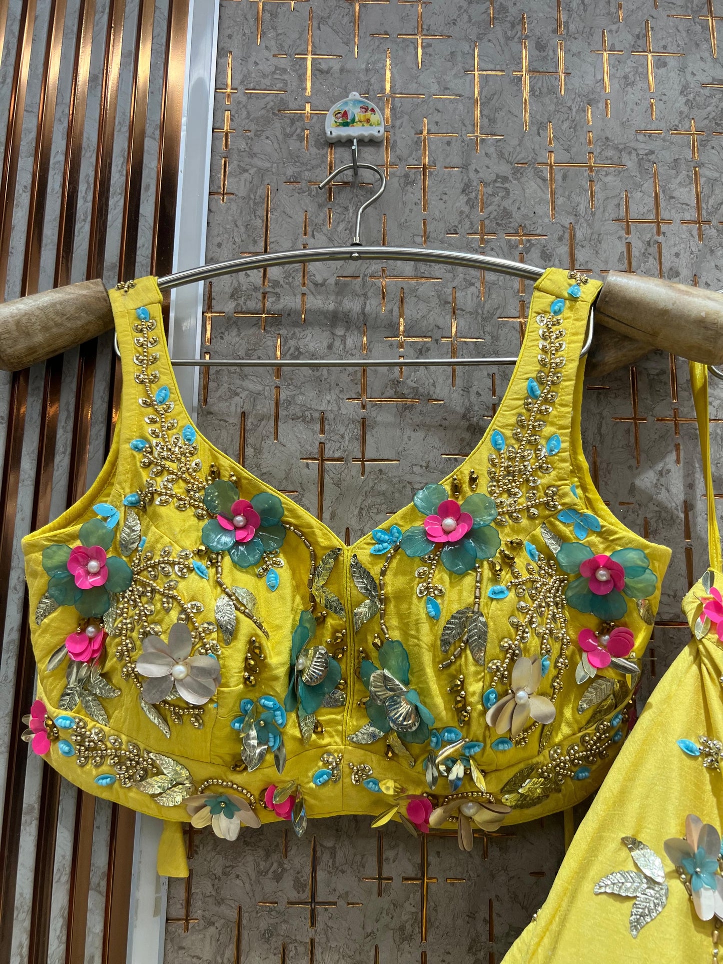 Rust Orange Pdp Crop Top Lehenga