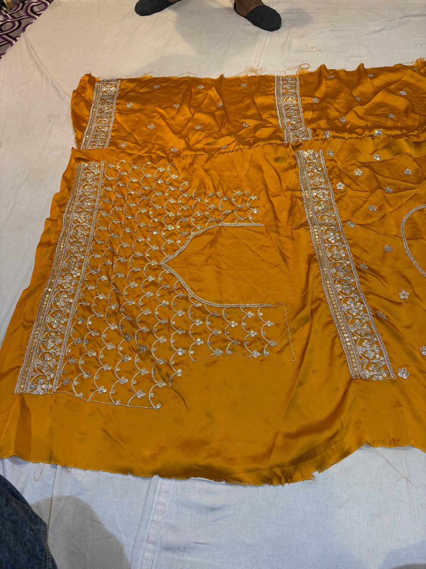 Fantastic yellow haldi mehendi Lehenga