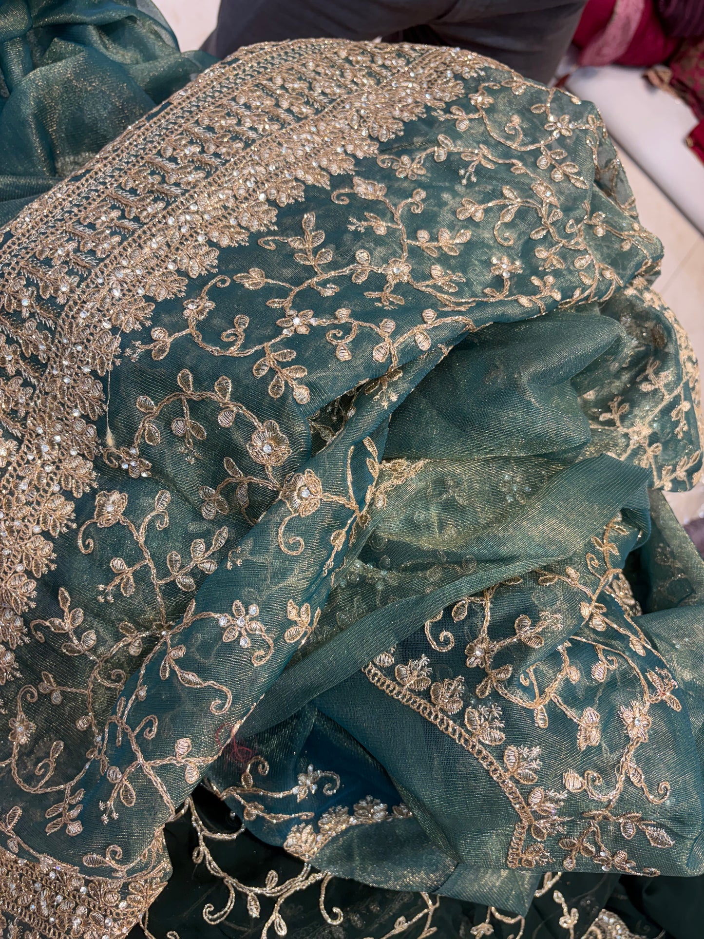 Charming White Saree