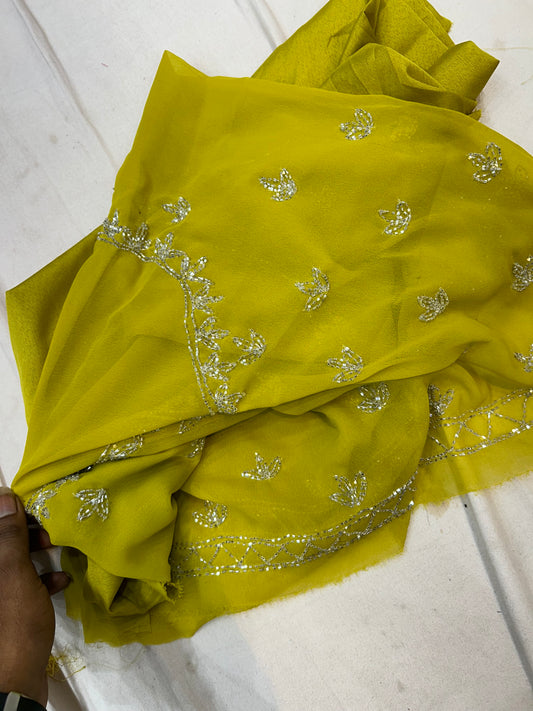 Haldi mehendi Lehenga