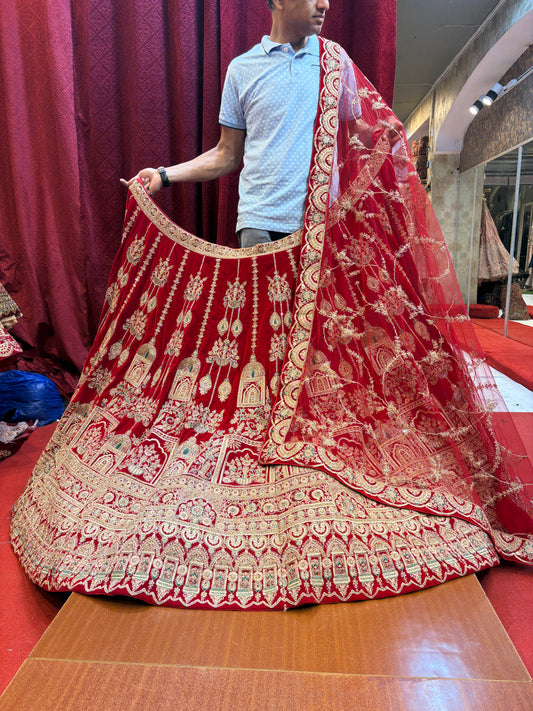 Beautiful red bridal Lehenga