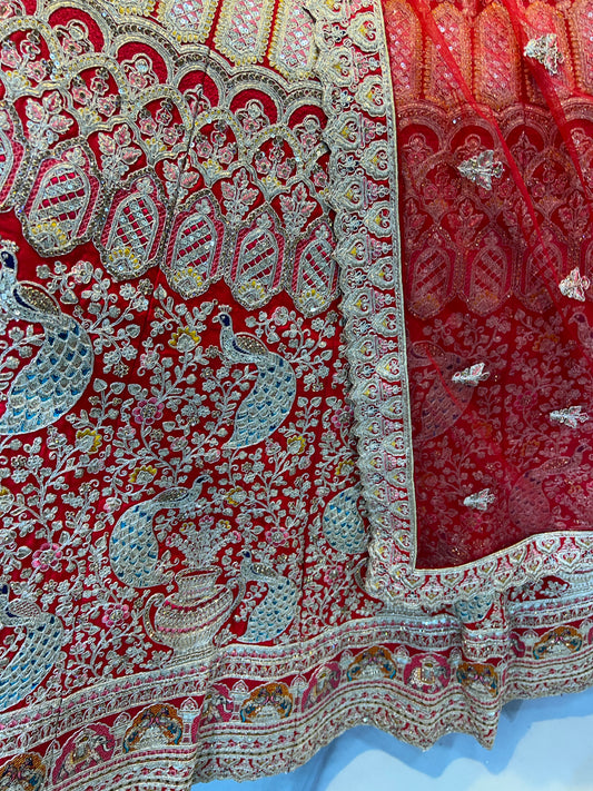 Peacock bridal lehenga - Shopping World