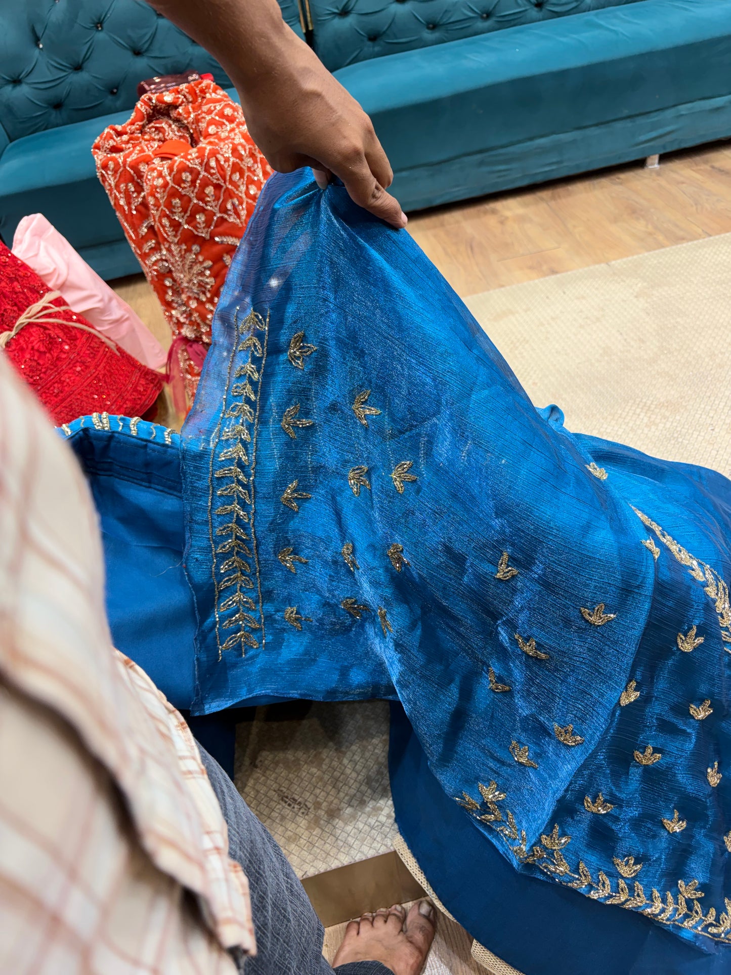 Blue Lehenga