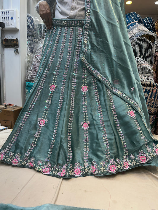 Fabulous Blue Lehenga
