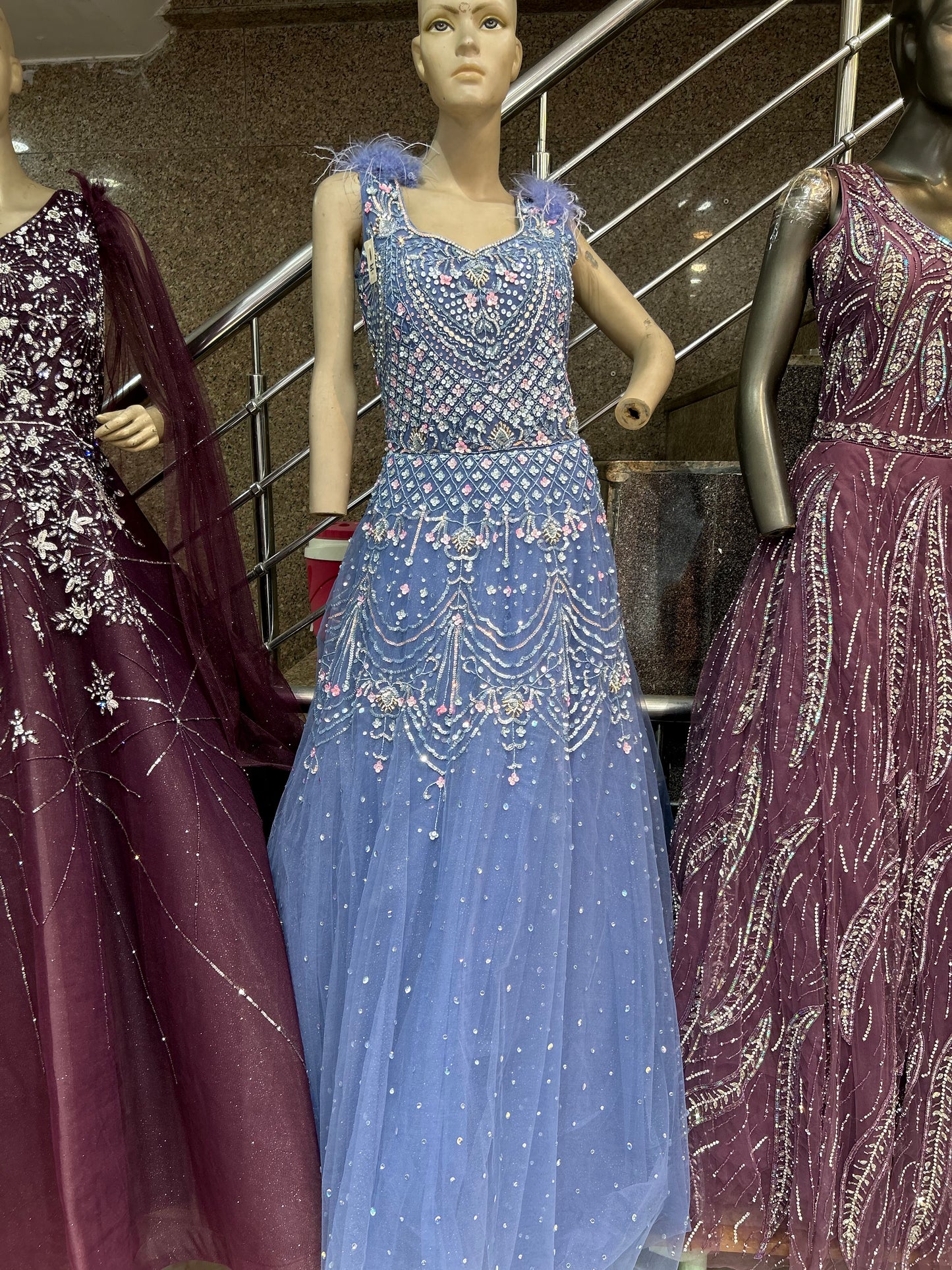 Pretty blue gown