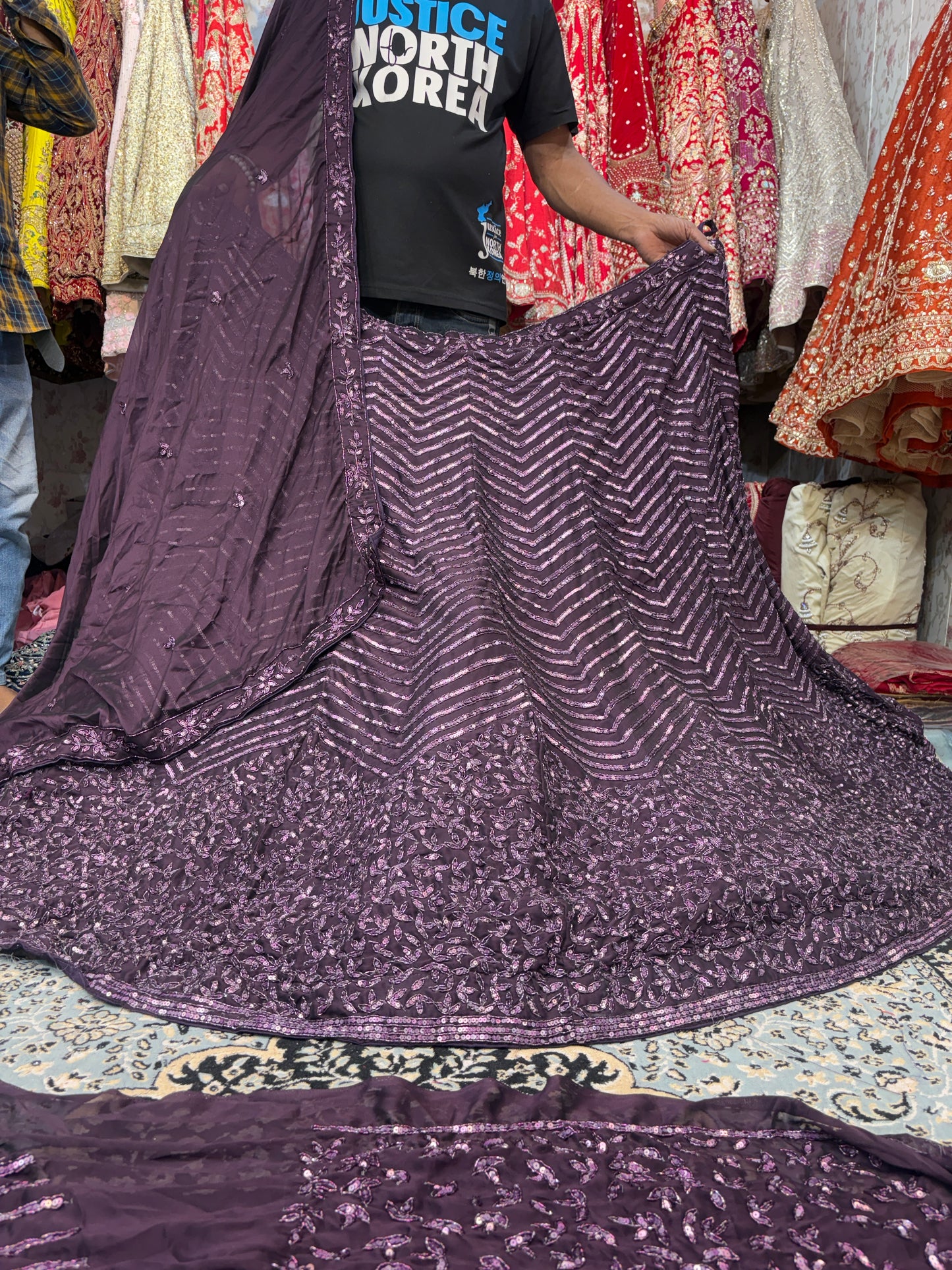 Gorgeous purple Lehenga