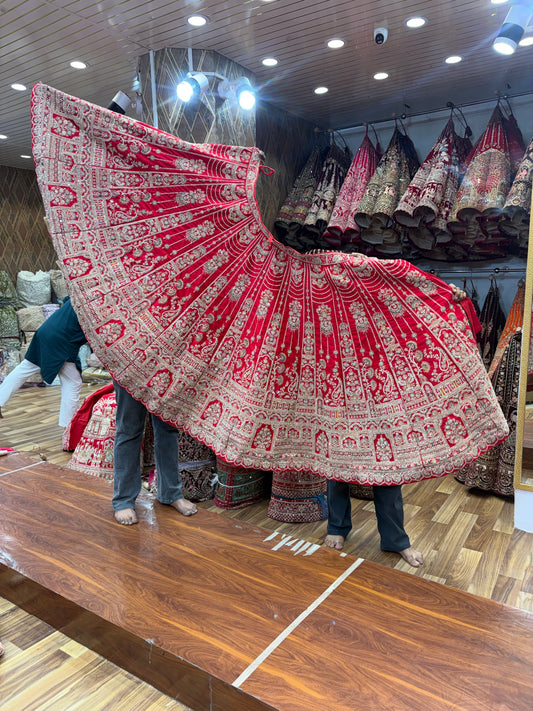 Rani Pink Bridal Lehenga